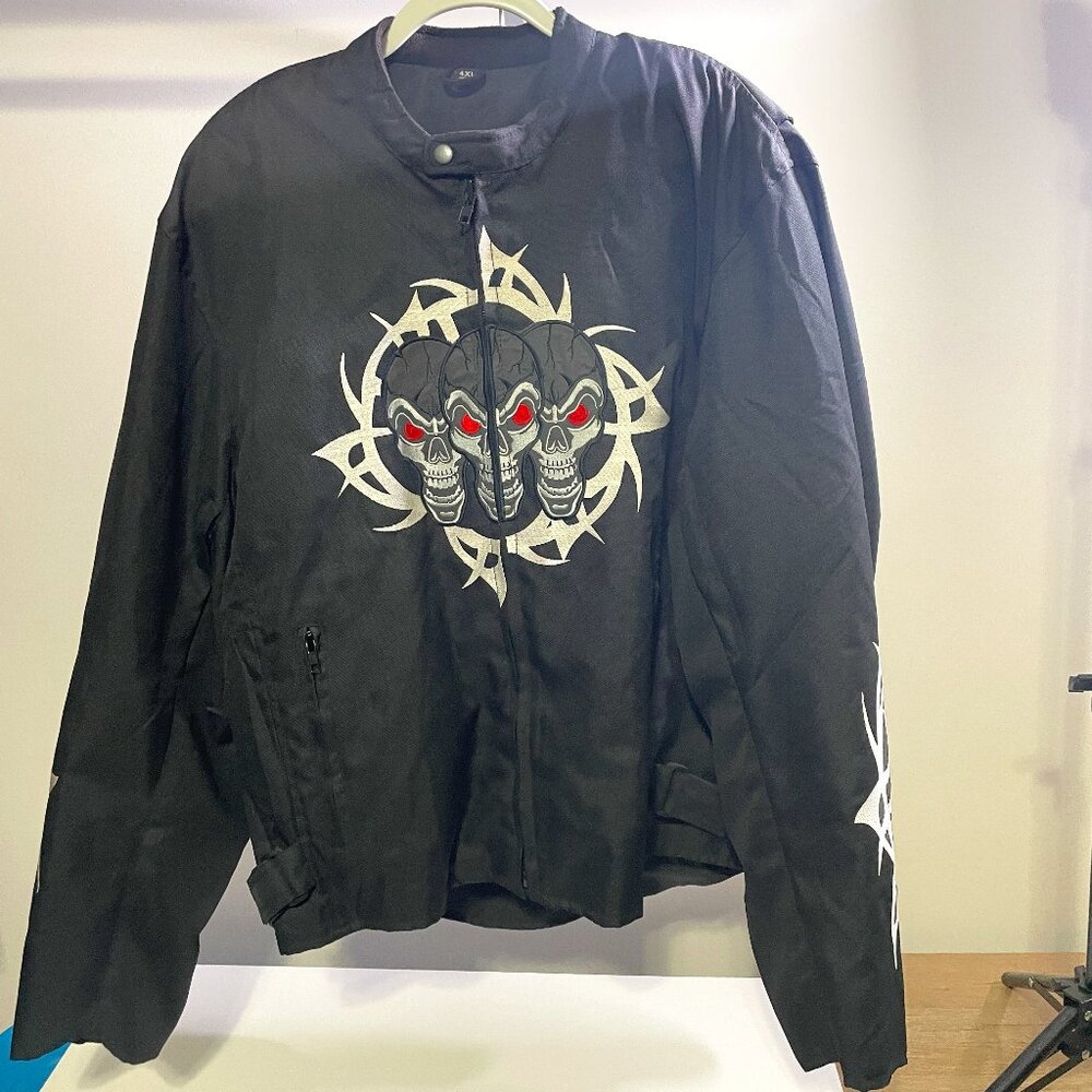 Men's Vance Leathers 4XL Black Biker Jacket